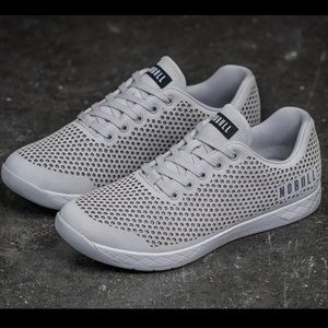 Women’s grey suede NoBull trainers